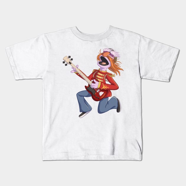 Floyd Pepper Kids T-Shirt by jfeldmanart